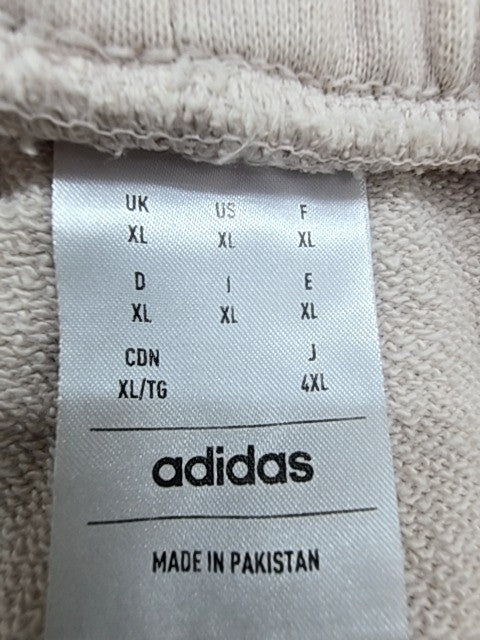 Adidas Women's Grey Jogger Sweatpants XL Tapered Drawstring