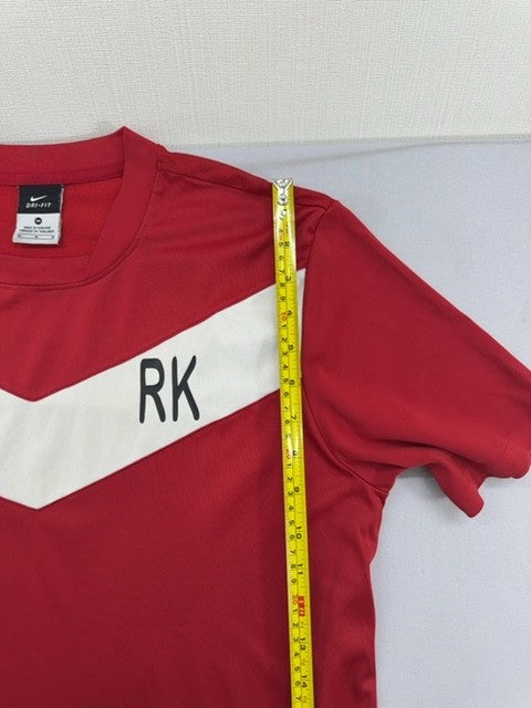 Nike Men's Red Dri-FIT Jersey M Short Sleeve Crewneck