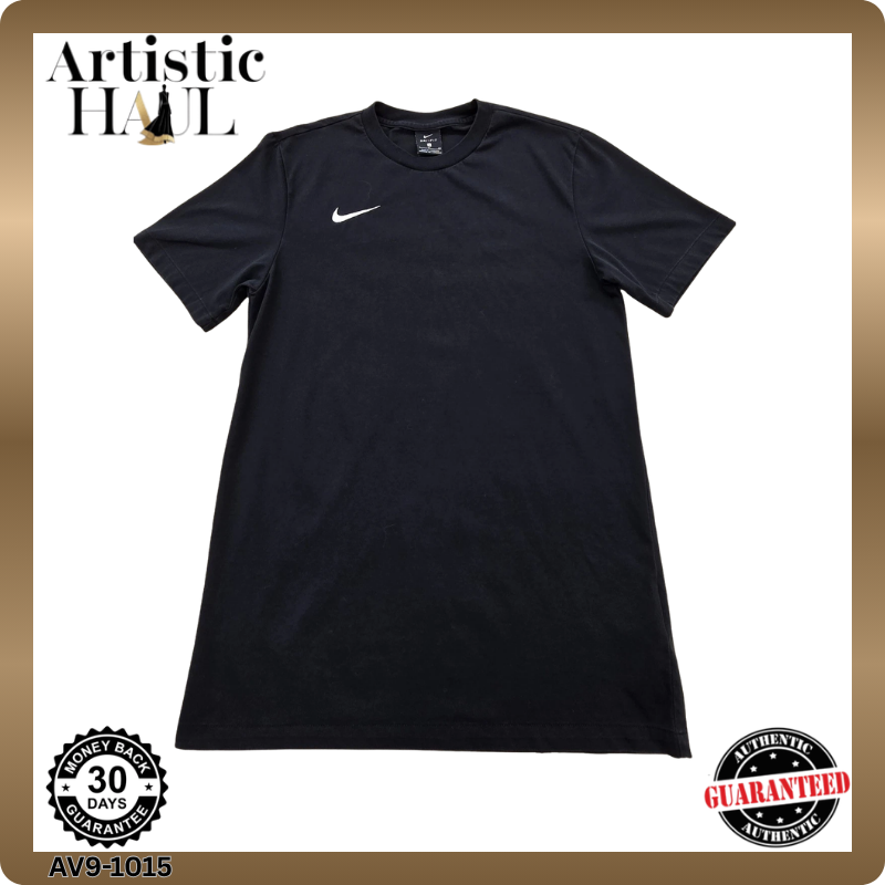 Nike Men's Black Dri-FIT Short Sleeve T-Shirt Small Cotton Blend