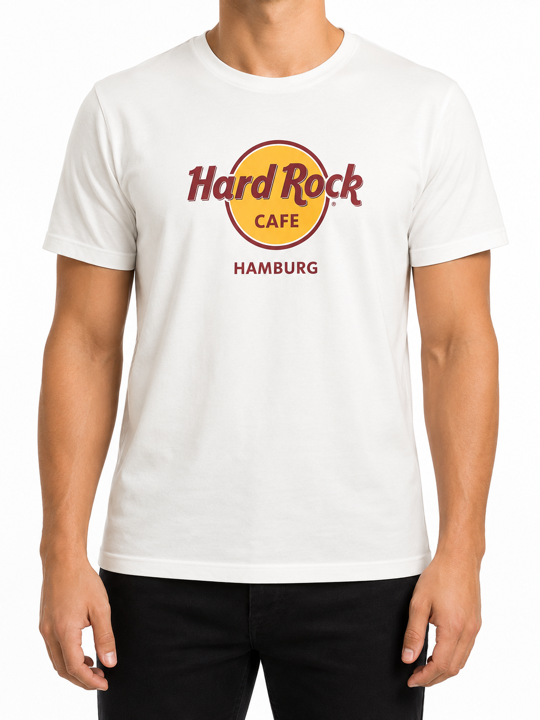 Hard Rock Cafe Men White T-Shirt size L product image 1