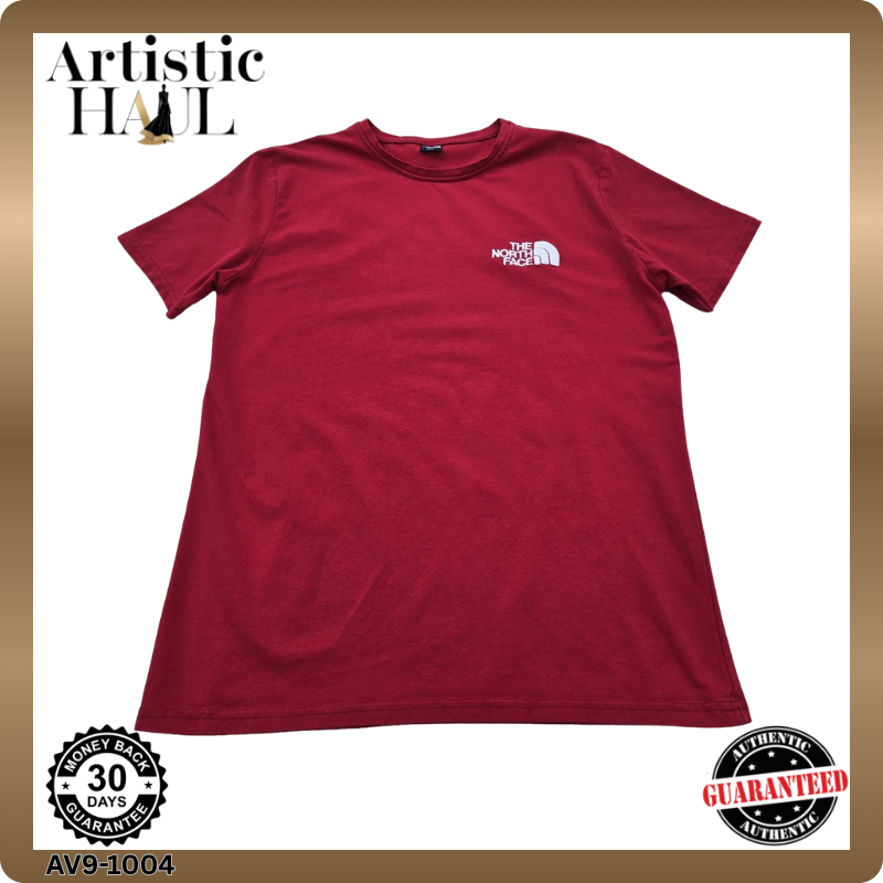The North Face Red XXL Men's Short Sleeve Crewneck T-Shirt