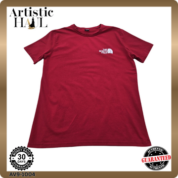 The North Face Red XXL Men's Short Sleeve Crewneck T-Shirt
