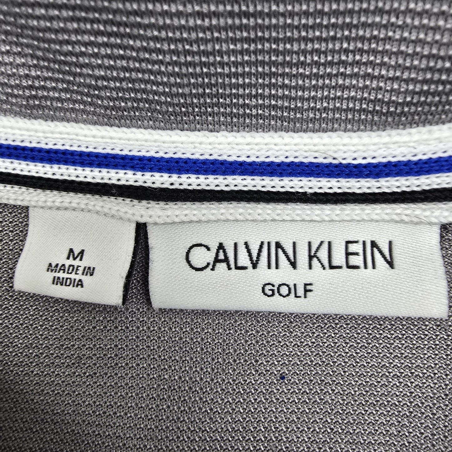 Calvin Klein Men Gray Polo Shirt size M product image 3
