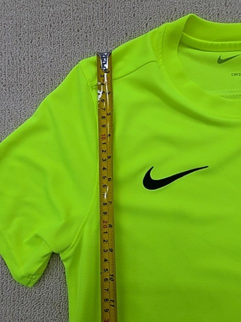 Nike Youth S Green Dri-FIT Slim Fit Short Sleeve Jersey