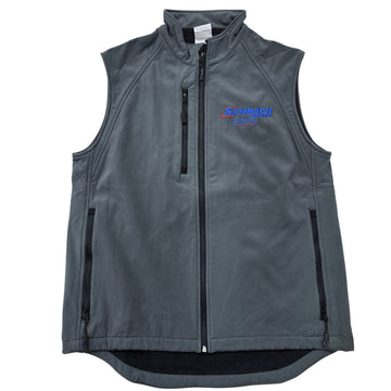 Russell Unisex Athletic Vest Charcoal Gray M Moisture-Wicking Full-Zip