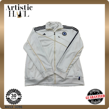 Adidas Men's White Chelsea FC Track Jacket XL