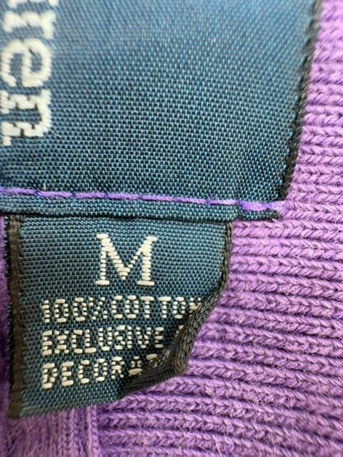 Polo Ralph Lauren Men's Purple Cotton Polo Shirt Size M Custom Fit