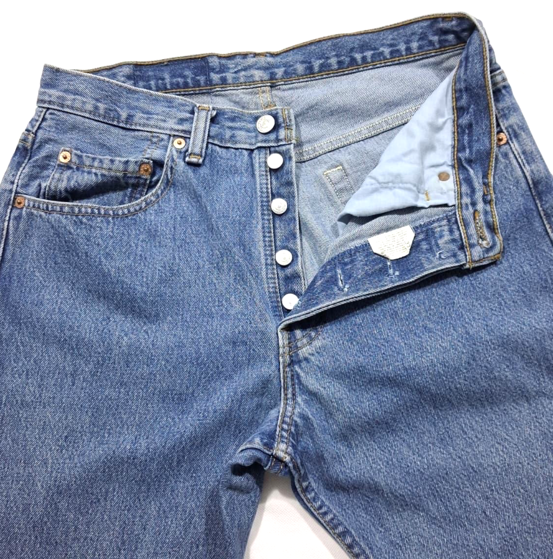 LeviS 501 Men's Red Tab Button Fly Denim Jeans Size 33X32 Classic Fit