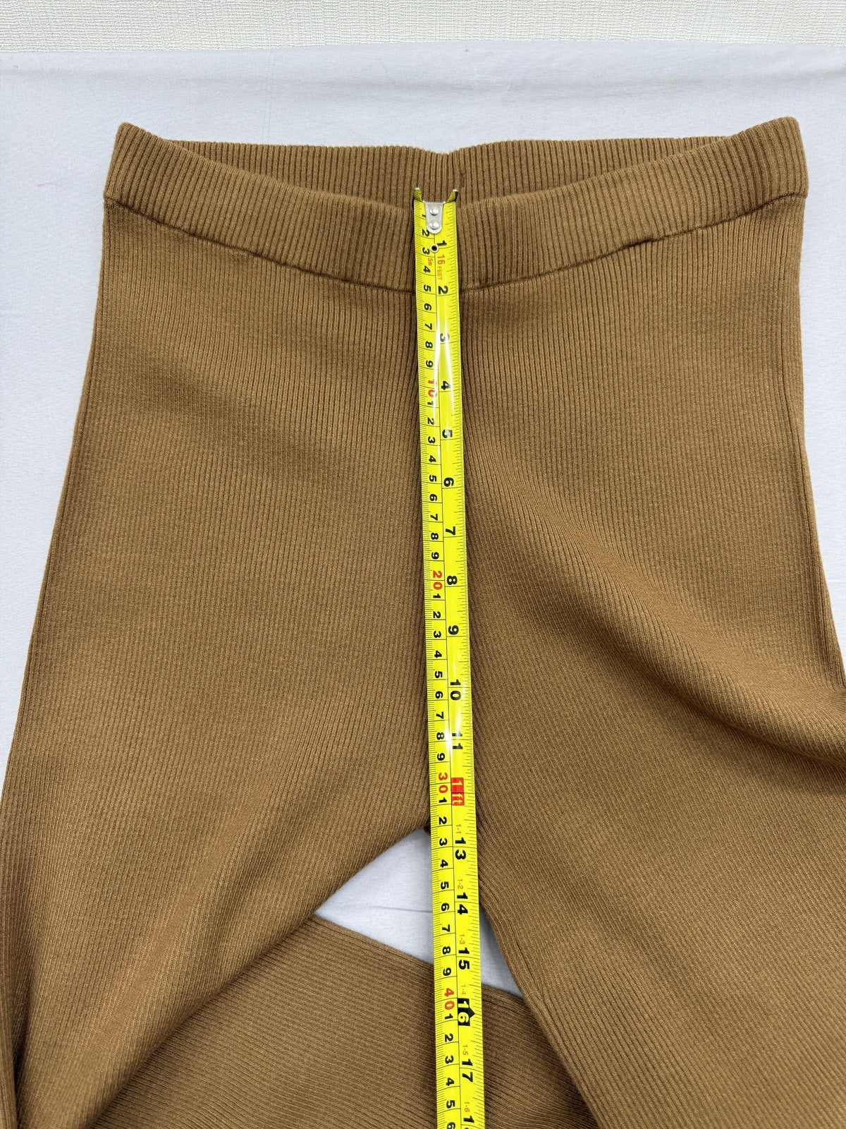 Lindex Women's Brown Wide Leg High Waist Trousers Size M
