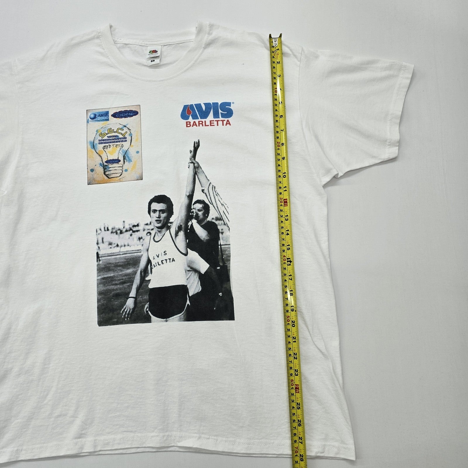 Fruit of the Loom Unisex White T-Shirt size XL product image 8