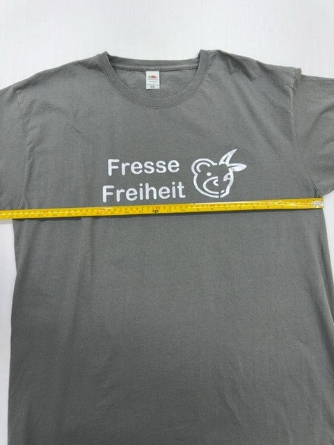 Fruit of the Loom XL Charcoal Graphic Print Crew Neck T-Shirt