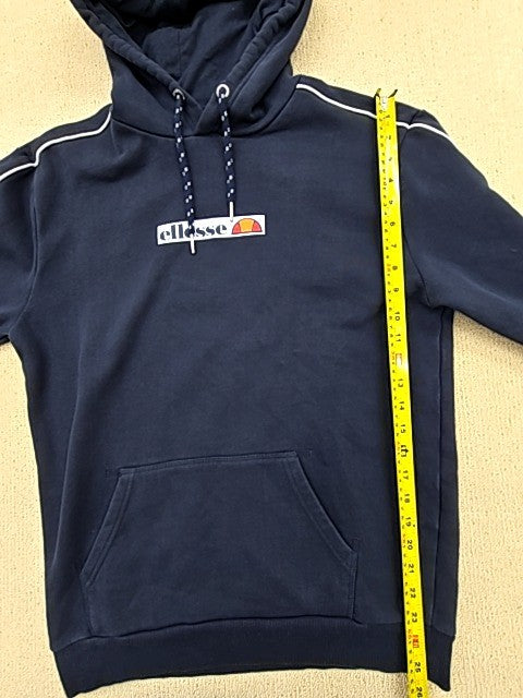 Ellesse Men's Navy Pullover Hoodie Size M Kangaroo Pocket