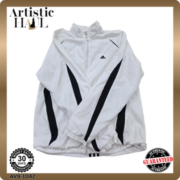 Adidas Men's Track Jacket White Climacool Mesh Polyester M