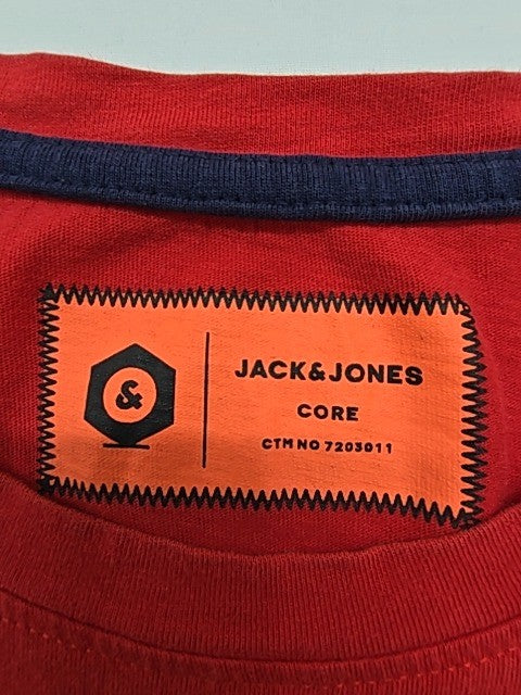 Jack & Jones Men Red T-Shirt size L product image 4