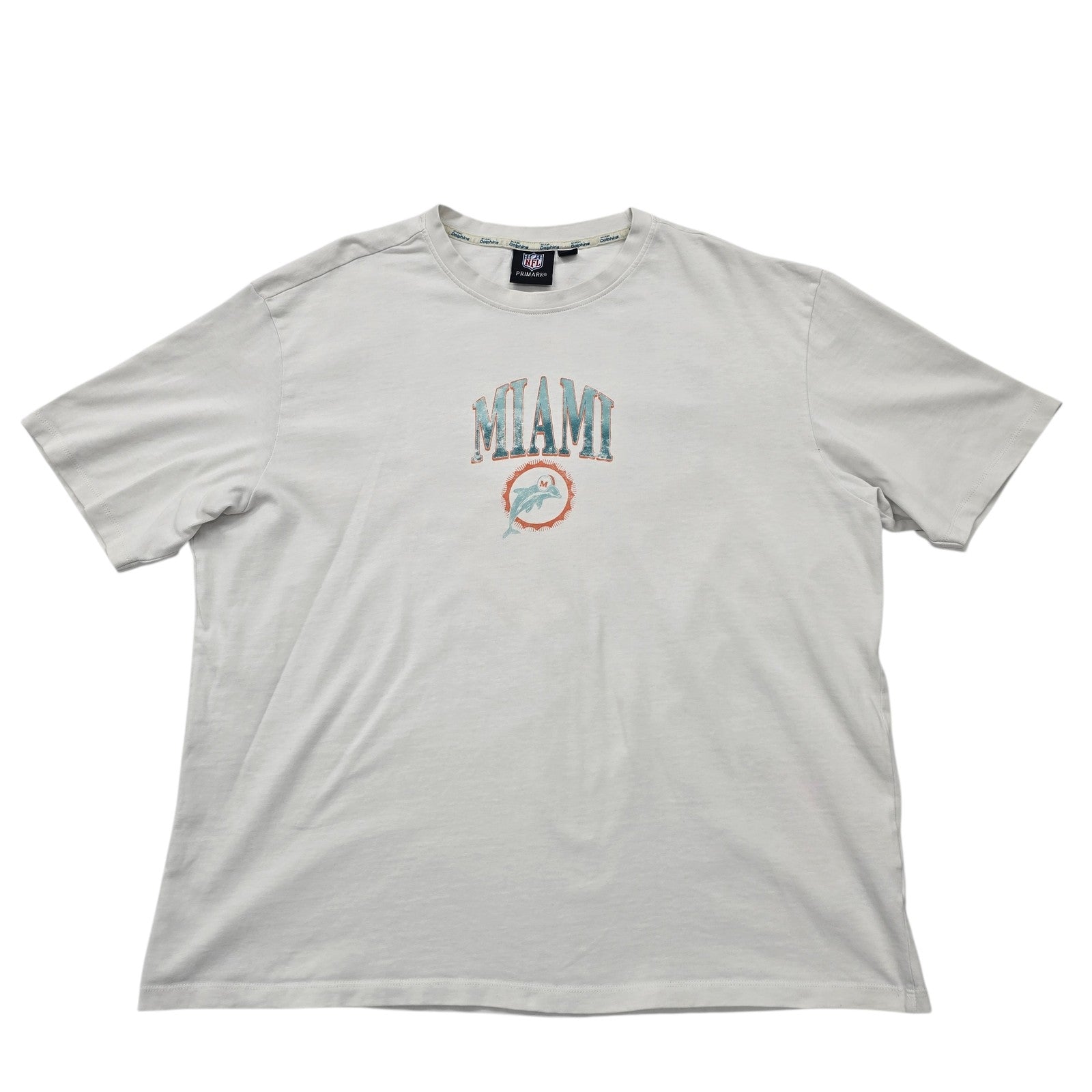 Dolphins Men White T-Shirt size XL product image 1