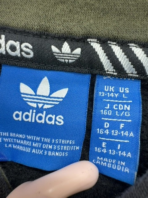 Adidas Boys Black Hoodie size 13-14Y product image 3