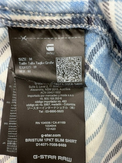 G-Star Raw Men Blue Shirt size M product image 5