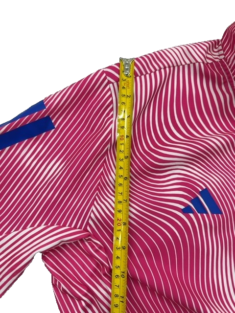 Adidas Women's Adizero Pink Running Jacket L Slim Fit