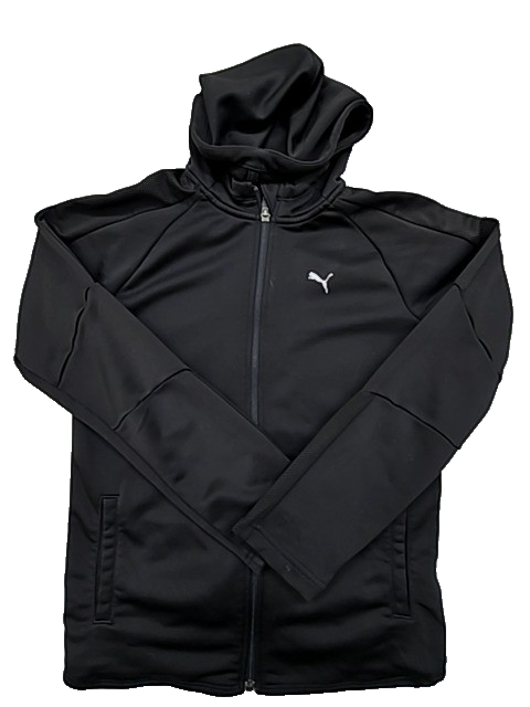 Puma Men's Black Full Zip Hoodie XL Long Sleeve Pockets