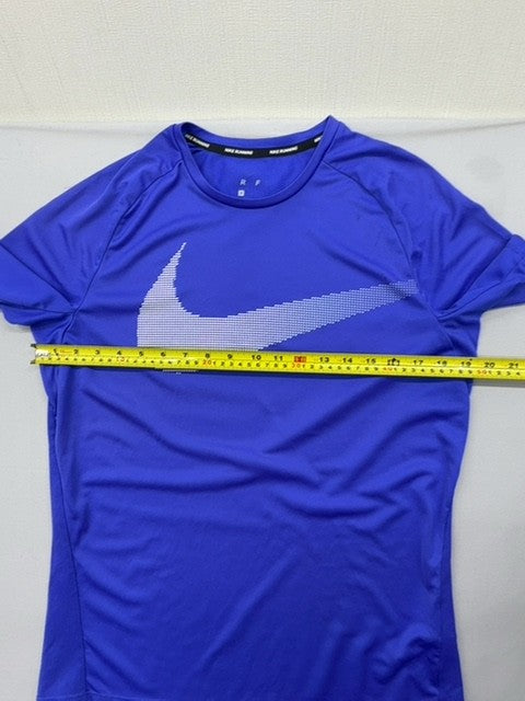 Nike Dri-FIT Men's Royal Blue Graphic T-Shirt S Dri-FIT Reflective Swoosh