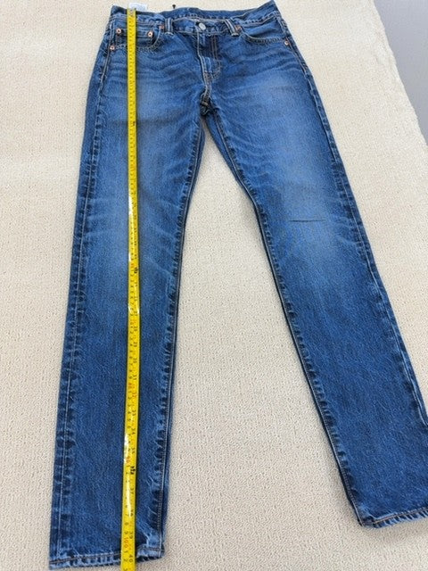 Levi's Men's 512 Slim Taper Blue Denim Jeans 30x32 New