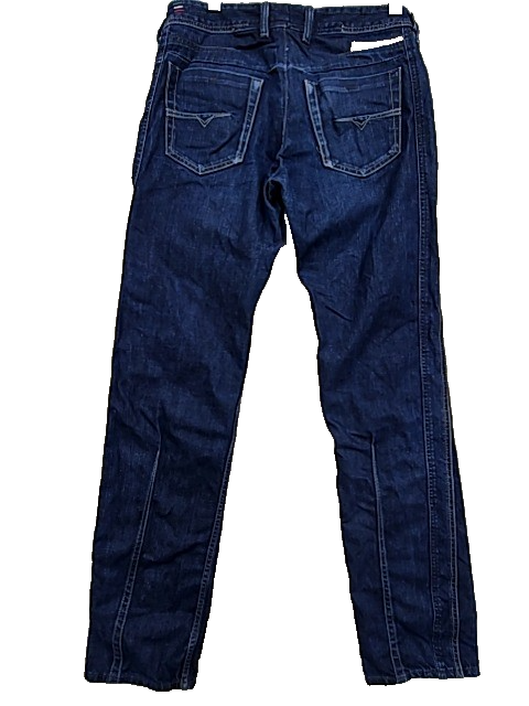 Diesel Dughan Straight Leg Jeans Men 28 Dark Blue 5 Pocket Button Fly