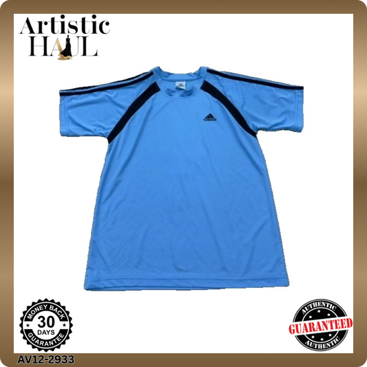 Adidas Unisex Blue Jersey – Size L, Crewneck crewneck Crewneck One-off