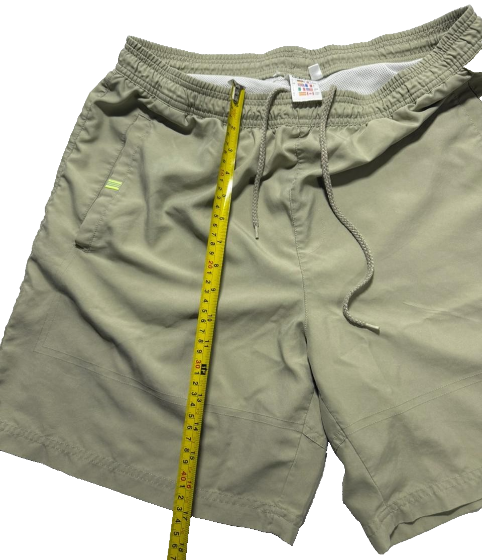 Adidas Men's Training Shorts In A Light Olive Green Color - Size L
