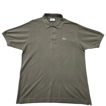 Lacoste Men's Olive Green Classic Pique Polo Size 5