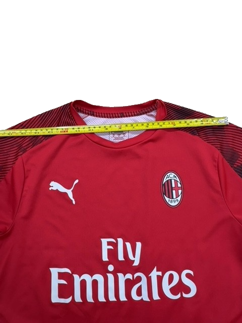 Puma AC Milan Soccer Jersey Men's M Red dryCELL Slim