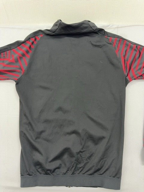 Puma AC Milan Black Red Striped Track Jacket Men's S Full Zip NWT