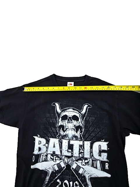 Fruit of the Loom Valueweight Black Festival T-Shirt M 100% Cotton