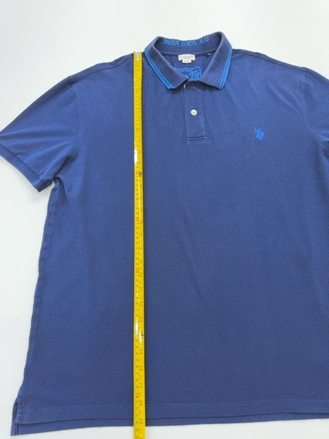 U.S. Polo Assn Men Blue Polo Shirt size XXXL product image 5