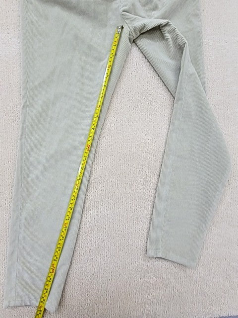 Harmont & Blaine Men's Tapered Corduroy Pants Size 40 Sage