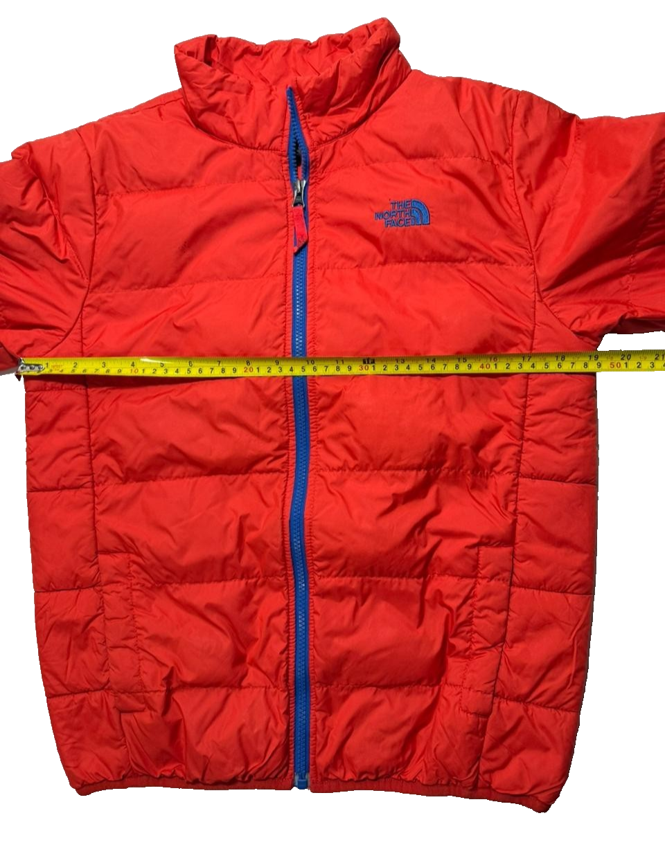 The North Face Boys' 550 Andes Goose Down Winter Jacket In Orange - Size L