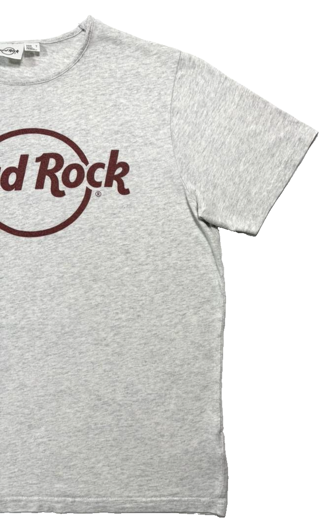 Hard Rock Cafe Unisex Gray Cotton T-Shirt - Size S