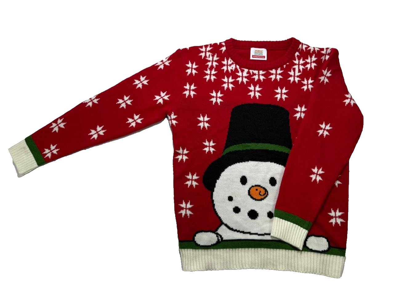 Snow Man Nationale Postcode Loterij Prettige Kerst-Trui