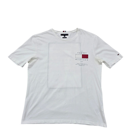 Tommy Hilfiger Men White T-Shirt size XXL product image 1