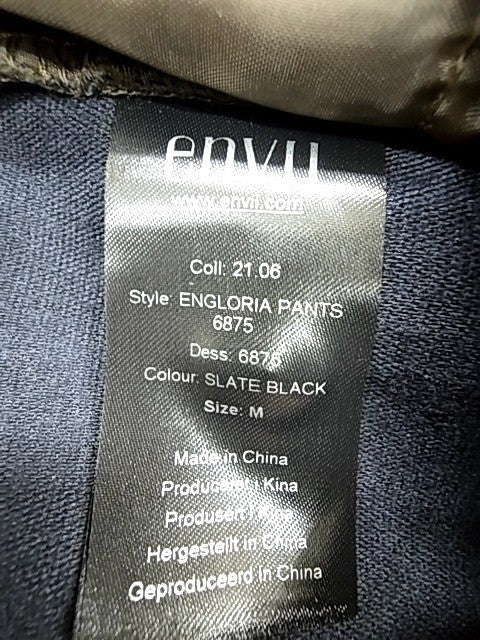 Envy Engloria Leather Pants M Slate Black Unisex Regular