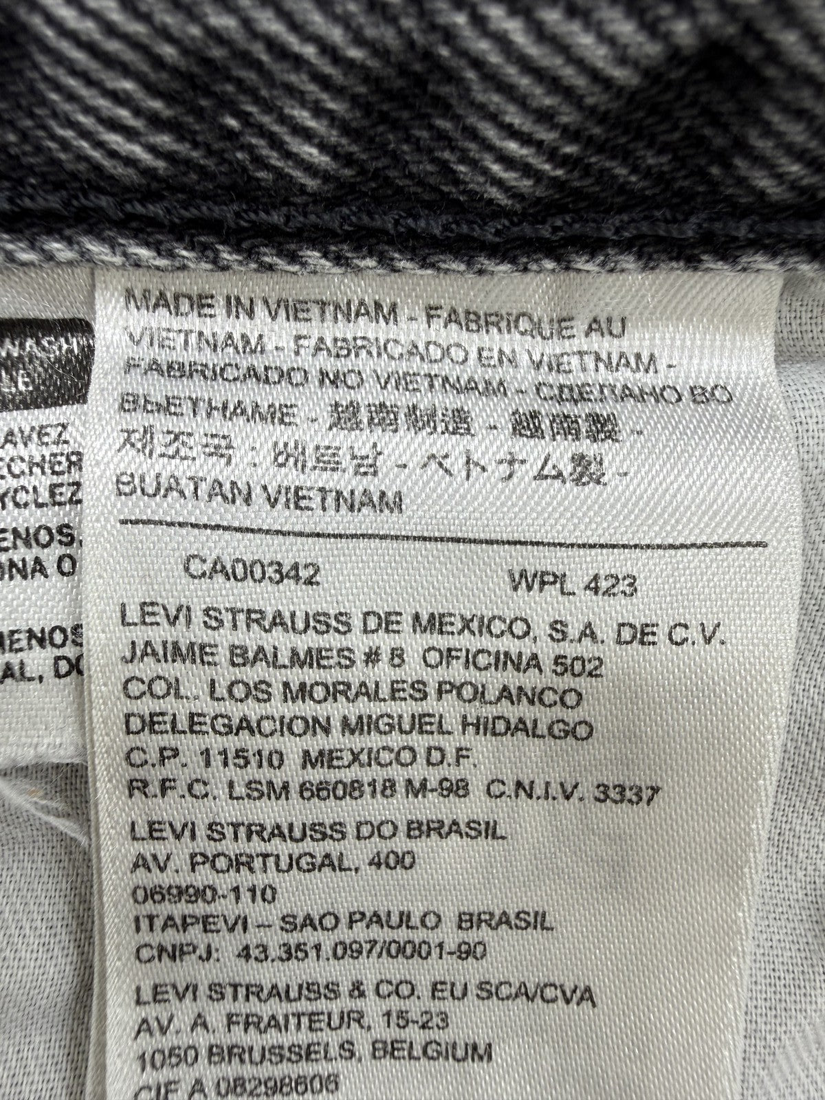 Levi's Men's Blue 501 Original Straight Jeans 32x34