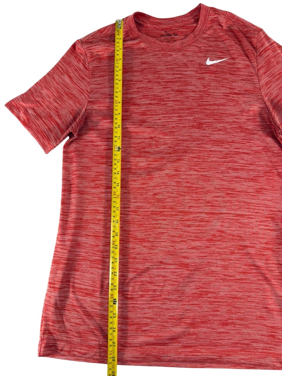 Nike Men's Dri Fit Athletic T-Shirt Red Short Sleeve Running Training Size Medium