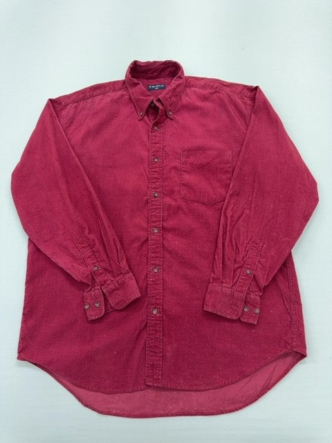 Yuniglo Kids Burgundy Denim Button-Up Shirt Size 40 Regular