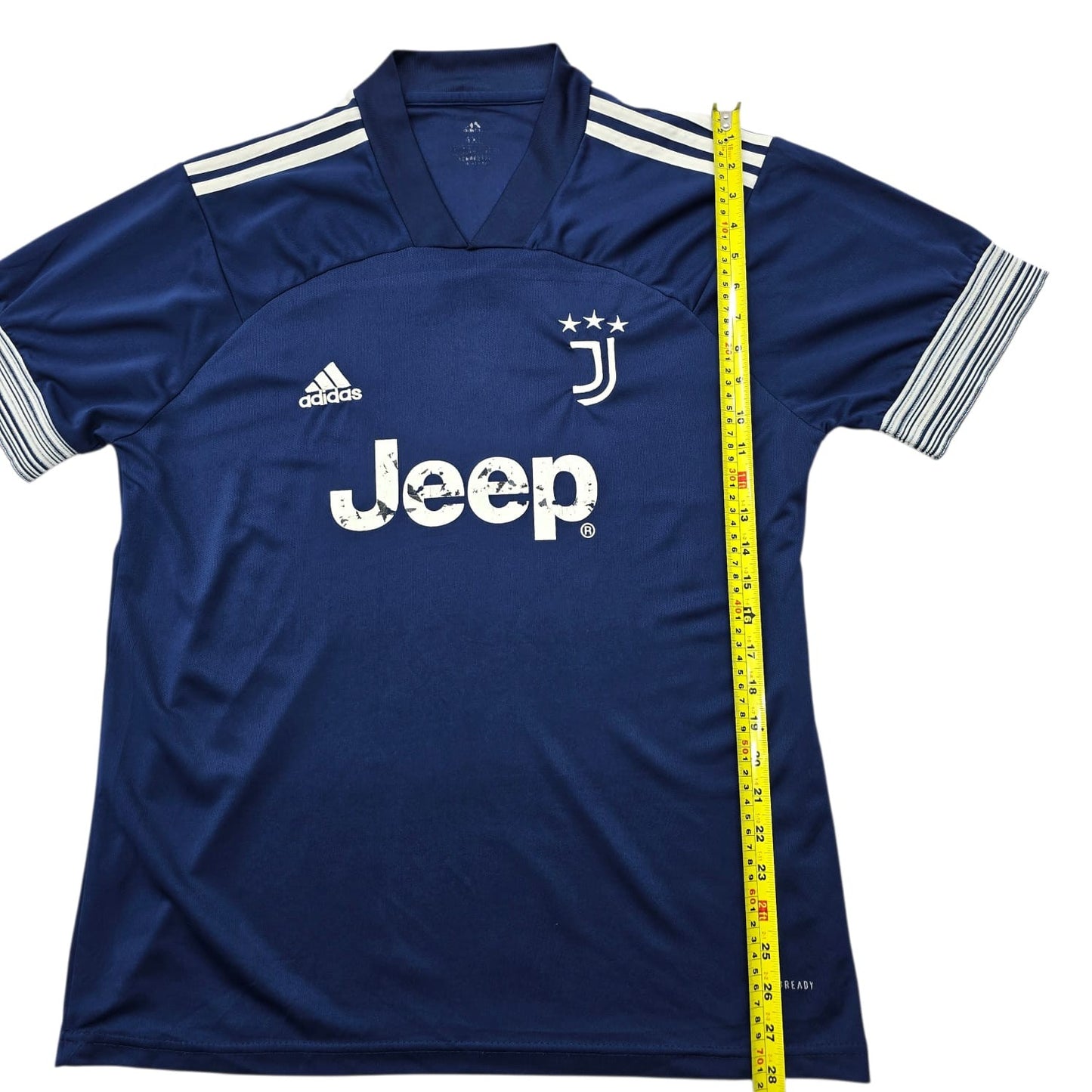 Adidas Men's Navy Juventus Away Striped Soccer Jersey M