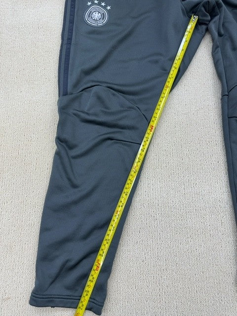 Adidas Men's Grey XL Track Pants Soccer Germany Tapered