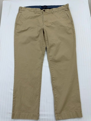 Tommy Hilfiger Men's Khaki Chino Pants 40/30 Tailored Fit