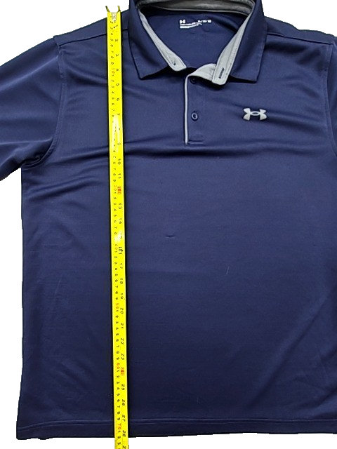 Under Armour UA Tech Polo Shirt Men's XL Navy Blue Moisture-Wicking