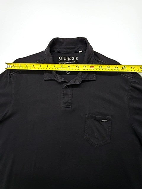 Guess Men Black Polo Shirt size XL product image 4
