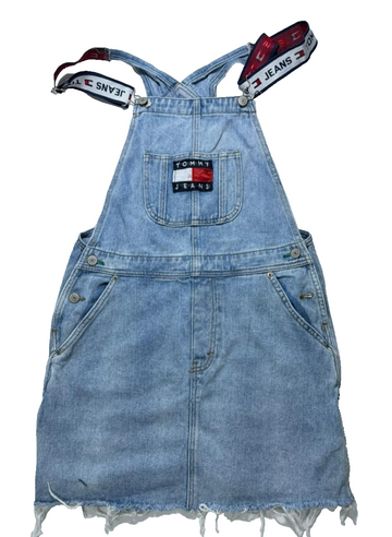 Tommy Denim Overall Skirt - Size M