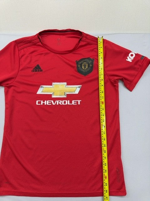 Adidas Manchester United Red Jersey L Short Sleeve Crewneck Polyester