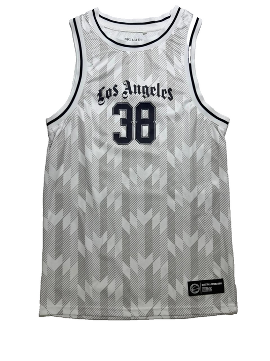 Primark Los Angeles 38 Basketball Jersey International Short Sleeve Size S